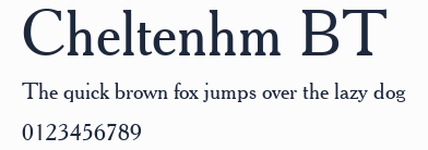 Cheltenhm BT預覽圖