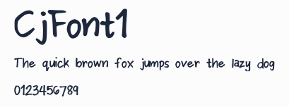CjFont1預覽圖