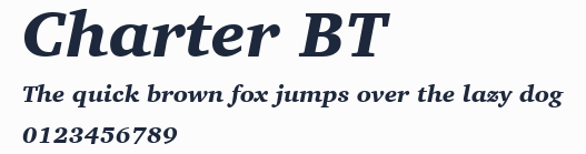 Charter BT預覽圖
