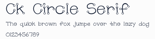 Ck Circle Serif預覽圖