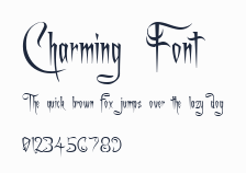 Charming Font預覽圖