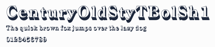 CenturyOldStyTBolSh1預覽圖