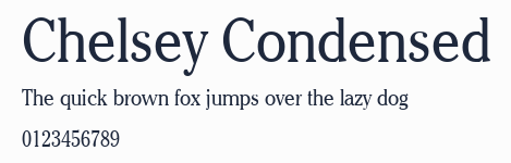 Chelsey Condensed預覽圖