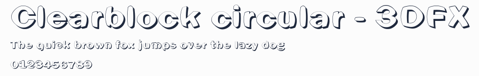 Clearblock circular - 3DFX預覽圖