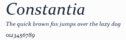 Constantia預覽圖