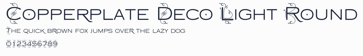 Copperplate Deco Light Round預覽圖