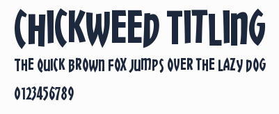 Chickweed Titling預覽圖
