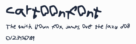 cartoonfont預覽圖