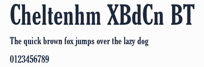 Cheltenhm XBdCn BT預覽圖