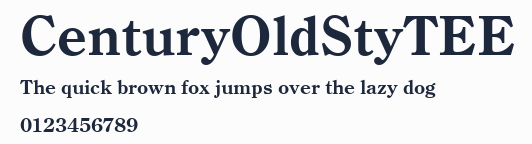 CenturyOldStyTEE預覽圖