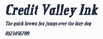 Credit Valley Ink預覽圖