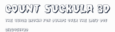 Count Suckula 3D預覽圖