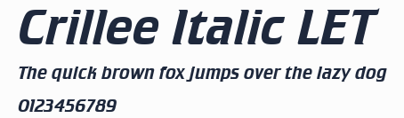 Crillee Italic LET預覽圖