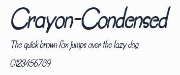 Crayon-Condensed預覽圖
