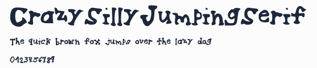 CrazySillyJumpingSerif預覽圖
