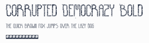 Corrupted Democrazy Bold預覽圖