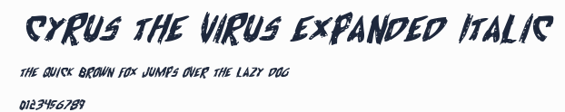 Cyrus the Virus Expanded Italic預覽圖