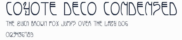 Coyote Deco Condensed預覽圖