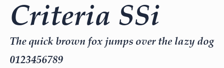 Criteria SSi預覽圖