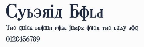 Cyberia Bold預覽圖