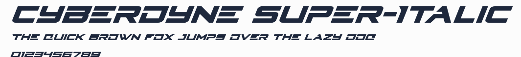 Cyberdyne Super-Italic預覽圖