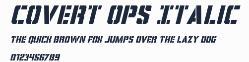 Covert Ops Italic預覽圖