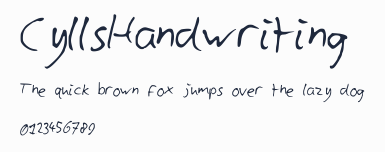 CyllsHandwriting預覽圖