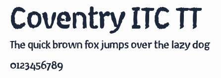Coventry ITC TT預覽圖