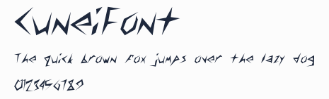 CuneiFont預覽圖