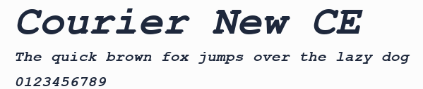 Courier New CE預覽圖