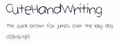 CuteHandWriting預覽圖
