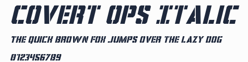 Covert Ops Italic預覽圖