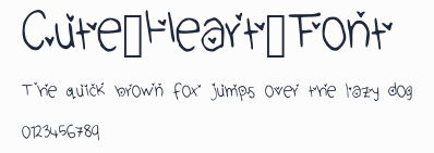 Cute_Heart_Font預覽圖