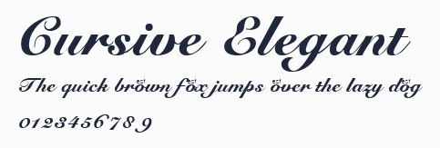 Cursive Elegant預覽圖