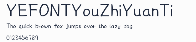 YEFONTYouZhiYuanTi 標準