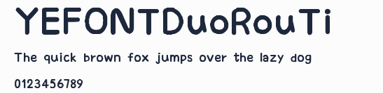 YEFONTDuoRouTi 標準