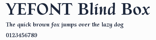 YEFONT Blind Box預覽圖