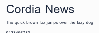 Cordia News預覽圖
