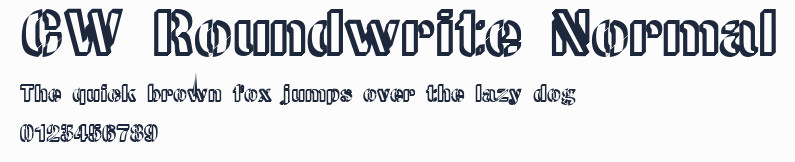 CW Roundwrite Normal預覽圖