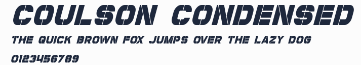 Coulson Condensed預覽圖