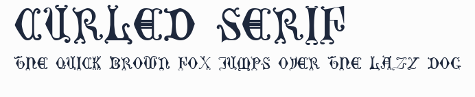 Curled Serif預覽圖