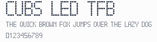 CUBS LED TFB預覽圖