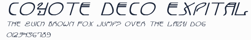 Coyote Deco ExpItal預覽圖
