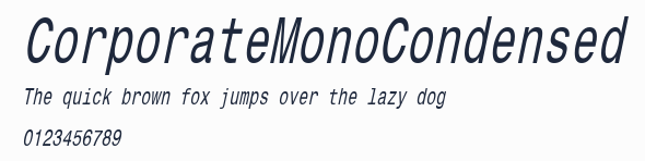 CorporateMonoCondensed預覽圖