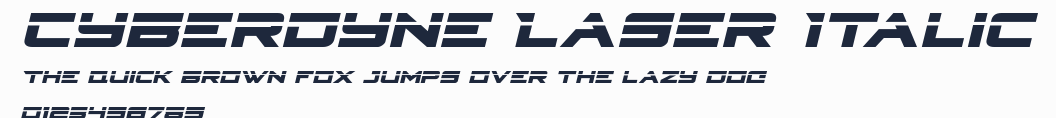Cyberdyne Laser Italic預覽圖