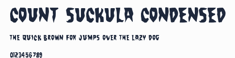 Count Suckula Condensed預覽圖