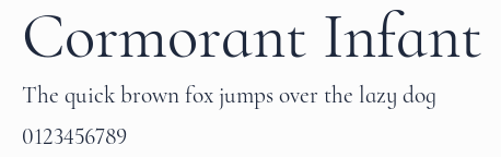 Cormorant Infant預覽圖