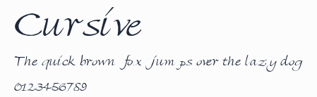 Cursive預覽圖
