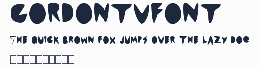 cordontvfont預覽圖