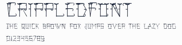 CrippledFont預覽圖